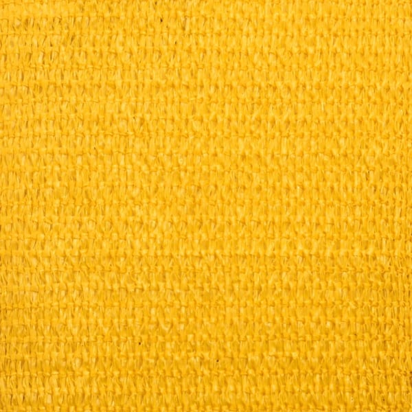 vidaXL solsejl 3,5x4,5 m 160 g/m² rektangulær HDPE gul