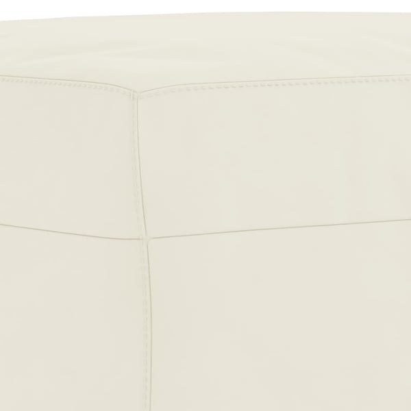 vidaXL sofasæt 3 dele med hynder velour cremefarvet