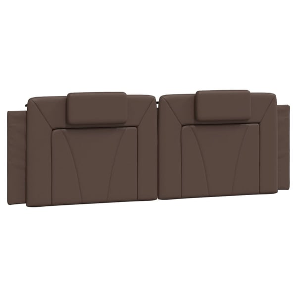 vidaXL sengeramme Viana med LED uden madras 160x200 cm brun