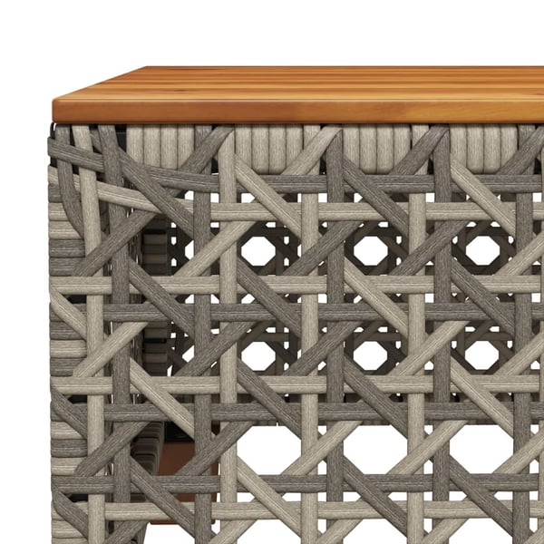 vidaXL sofasæt til haven 6 dele med hynder polyrattan grå
