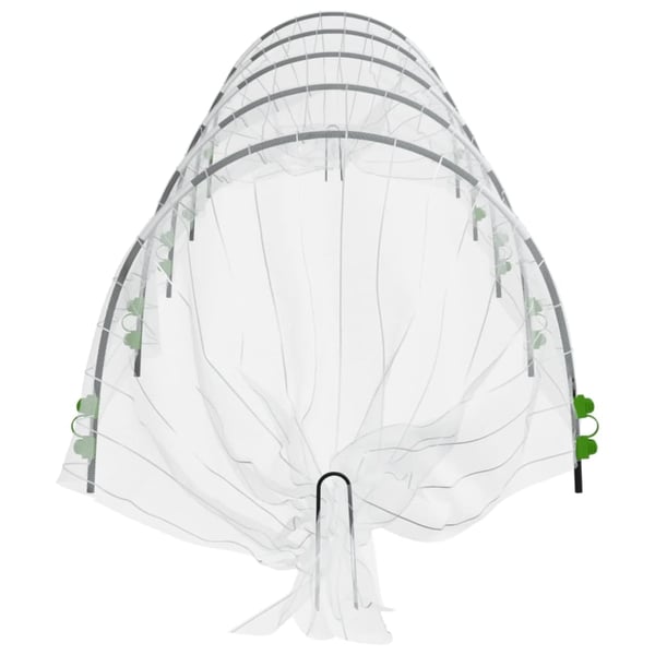 vidaXL væksttunneller 2 stk. 1,5x5 m glasfiber og PP