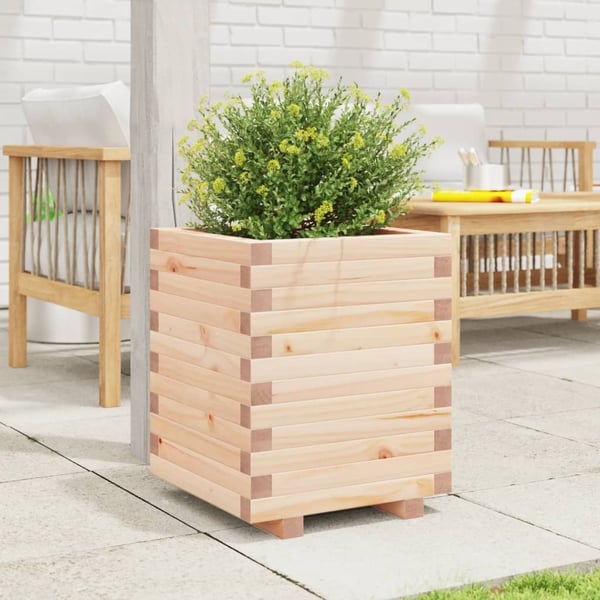 vidaXL Plantekasse 40x40x49,5 cm heltre furu