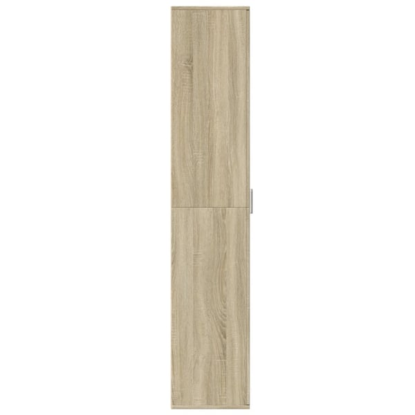 vidaXL Highboard sonoma eik 60x35x180 cm konstruert tre