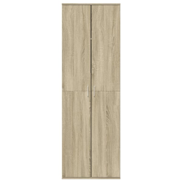 vidaXL Highboard sonoma eik 60x35x180 cm konstruert tre