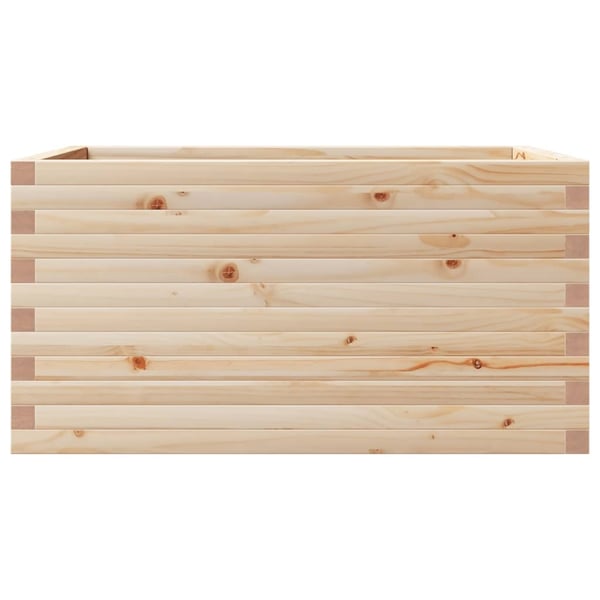 vidaXL Plantekasse 90x60x46 cm heltre furu