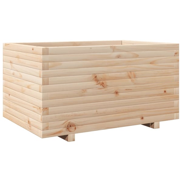 vidaXL Plantekasse 90x60x49,5 cm heltre furu