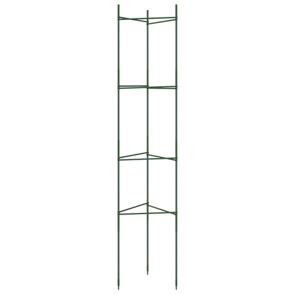 vidaXL Tomatbur 6 st 154 cm stål och PP