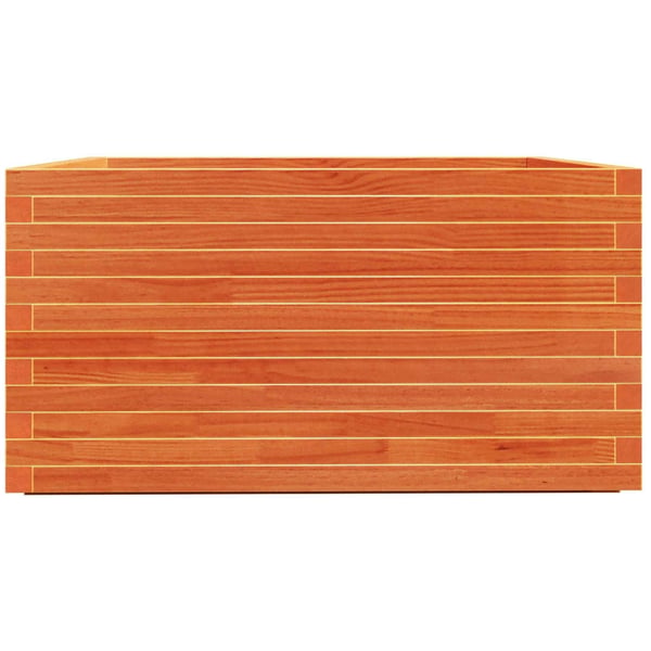 vidaXL Plantekasse voksbrun 90x90x49,5 cm heltre furu