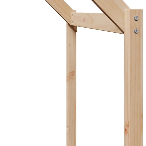 vidaXL Køyeseng uten madrass 90x200 cm heltre furu