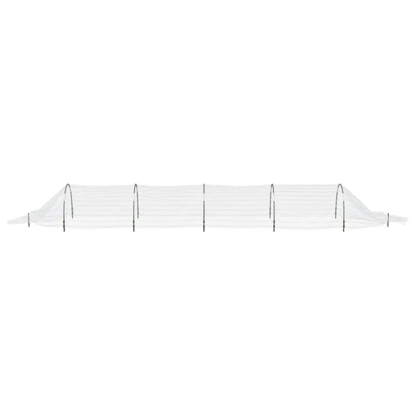 vidaXL væksttunneller 3 stk. 1,5x5 m glasfiber og PP