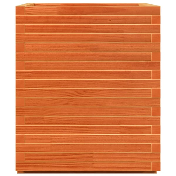 vidaXL Plantekasse voksbrun 90x60x72,5 cm heltre furu