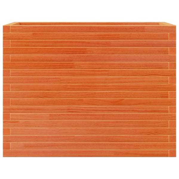 vidaXL Plantekasse voksbrun 90x40x68,5 cm heltre furu