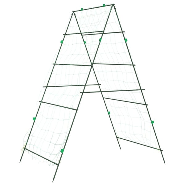 vidaXL Hageespalier for klatreplanter 3 stk A-ramme stål