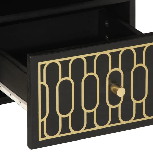 vidaXL tv-bord 70x33x46 cm massivt mangotræ
