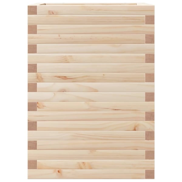 vidaXL Plantekasse 50x50x68,5 cm heltre furu