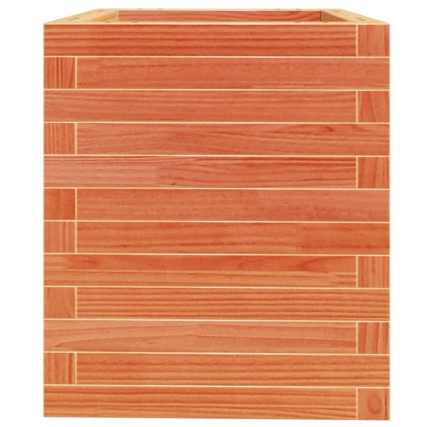 vidaXL Plantekasse voksbrun 40x40x46 cm heltre furu