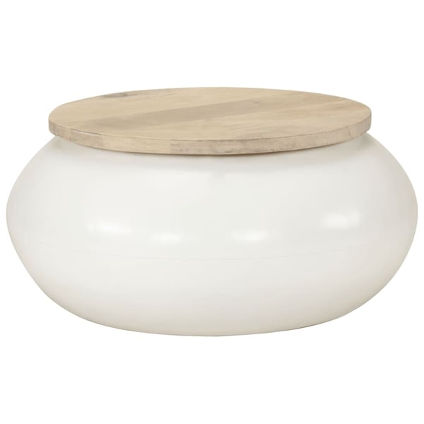 vidaXL sofabord 51x51x27 cm massivt mangotræ