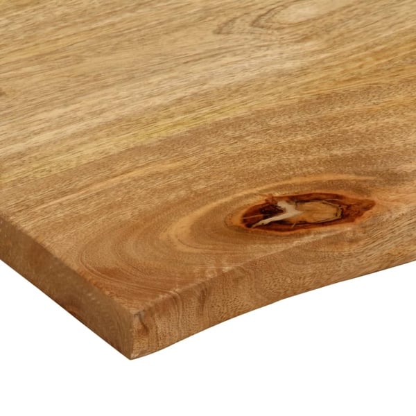 vidaXL Bordplate 70x60x3,8 cm naturlig kant heltre mango