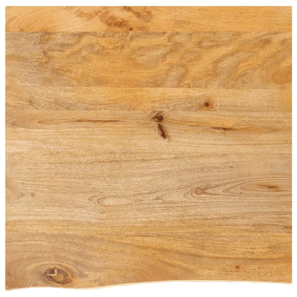 vidaXL Bordplate 60x60x3,8 cm naturlig kant heltre mango
