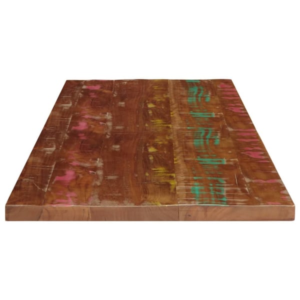 vidaXL Bordplate 110x70x2,5 cm rektangulær gjenvunnet heltre