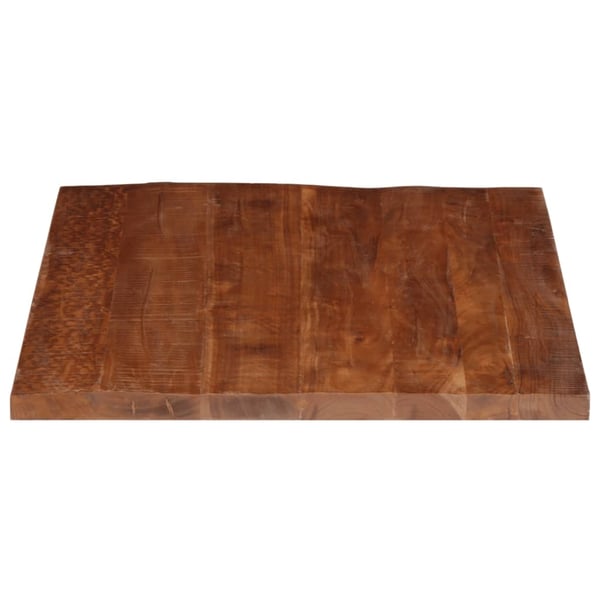 vidaXL Bordplate 100x80x2,5 cm rektangulær gjenvunnet heltre