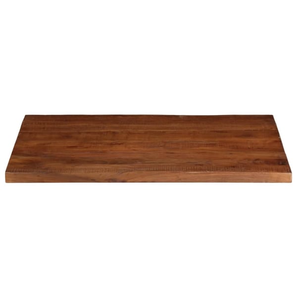 vidaXL Bordplate 100x80x2,5 cm rektangulær gjenvunnet heltre