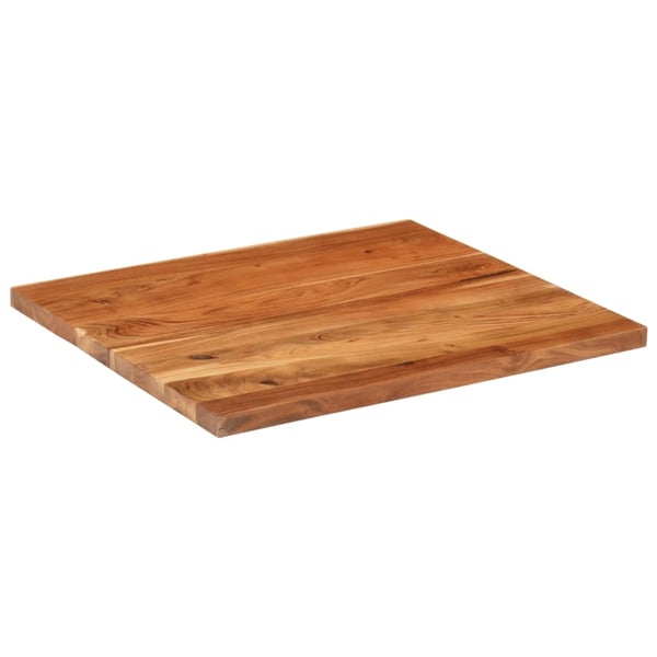 vidaXL Bordplate 90x80x3,8 cm rektangulær heltre akasie