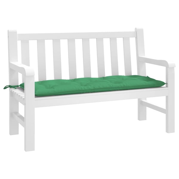 vidaXL hynde til havebænk 120x50x7 cm stof grøn