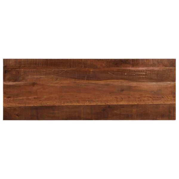 vidaXL bordplade 140x50x2,5 cm rektangulær massivt genbrugstræ