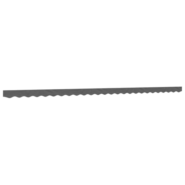 vidaXL Erstatningsstoff for markisekappe antrasitt stripe 600 cm