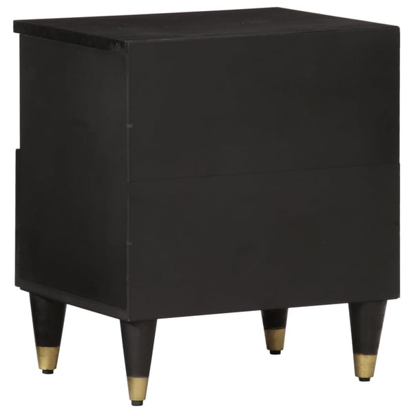 vidaXL sengeborde 2 stk. 40x33x46 cm massivt mangotræ