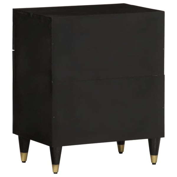 vidaXL sengebord 50x33x60 cm massivt mangotræ