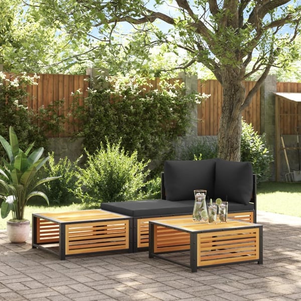 vidaXL Hagebord 68x68x30 cm heltre akasie