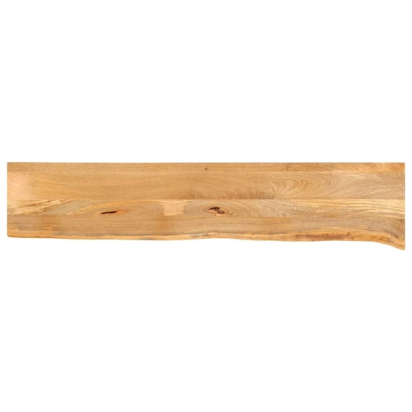 vidaXL Bordplate 160x40x3,8 cm naturlig kant heltre mango