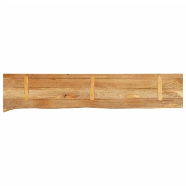 vidaXL Pöytälevy elävä reuna 140x30x3,8 cm täysi mangopuu