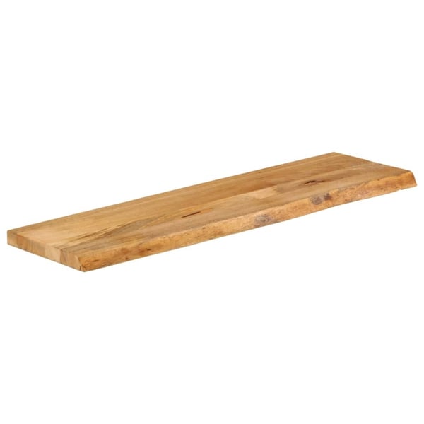 vidaXL Pöytälevy elävä reuna 120x20x3,8 cm täysi mangopuu
