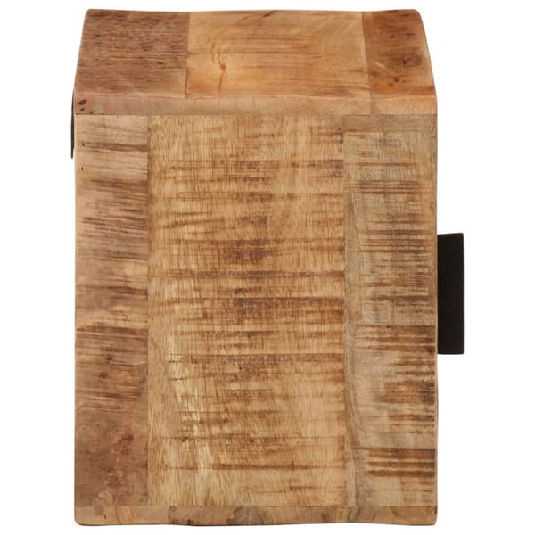vidaXL Vegghengt nattbord 40x30x25 cm heltre mango