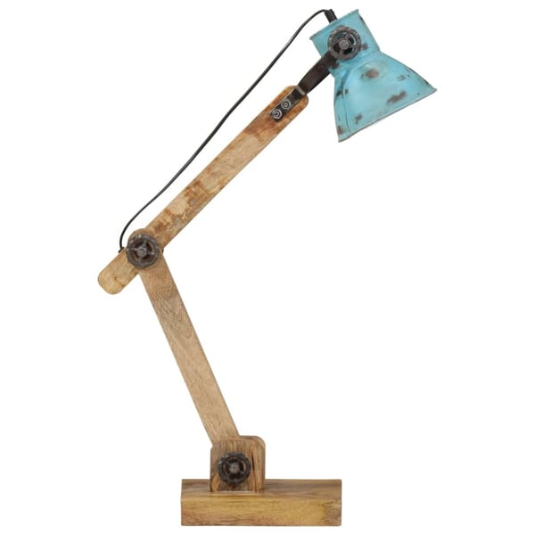 vidaXL Vegglampe 25 W denimblå 23x18x96 cm E27