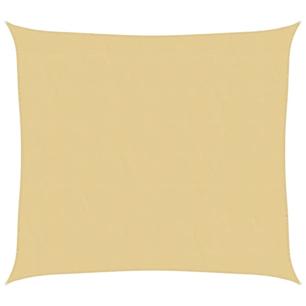 vidaXL Solseil sand 3x2,5 m 100% polyester oxford