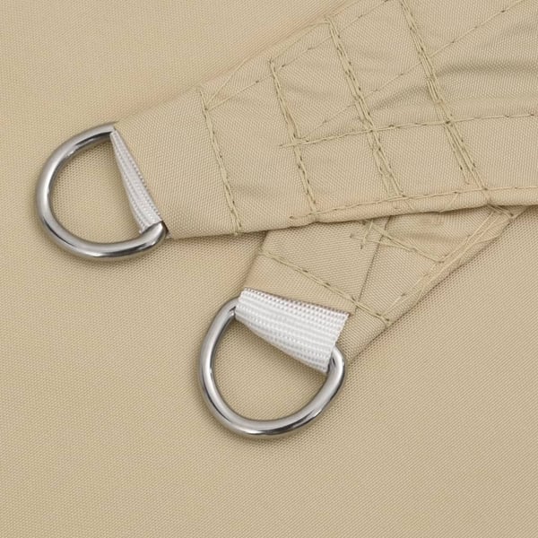 vidaXL Solseil beige 7x5x5 m 100% polyester oxford