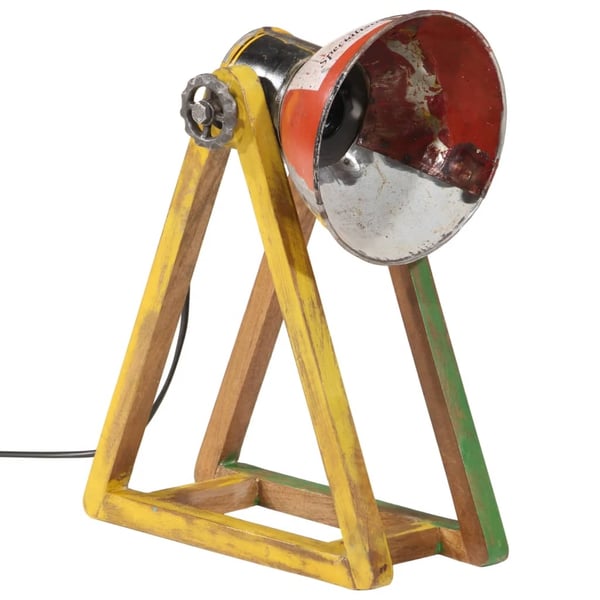vidaXL Skrivebordslampe 25 W flerfarget 30x17x40 cm E27