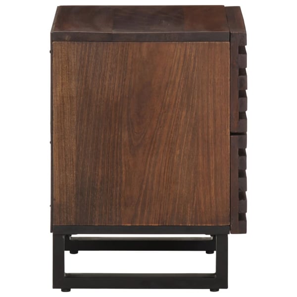 vidaXL Nattbord 40x34x46 cm heltre mango