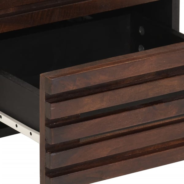 vidaXL Nattbord 40x34x46 cm heltre mango