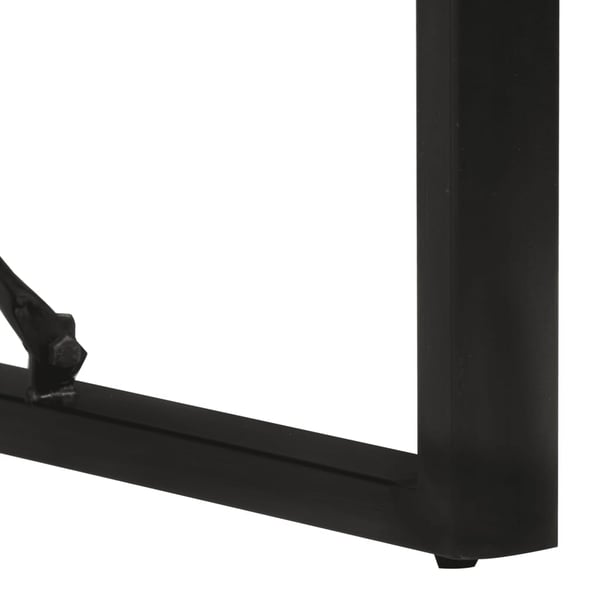 vidaXL spisebord 120x55x76 cm massivt genbrugstræ