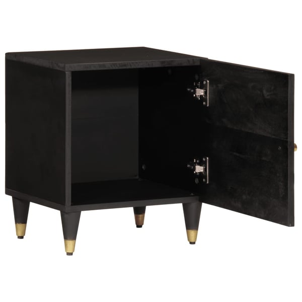 vidaXL sengeborde 2 stk. 40x33x46 cm massivt mangotræ