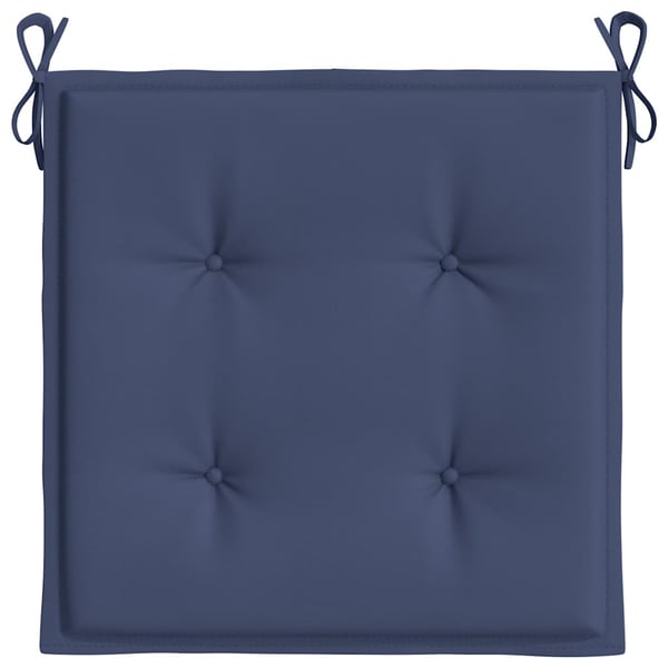 vidaXL pallehynder 4 stk. 50x50x4 cm oxfordstof marineblå
