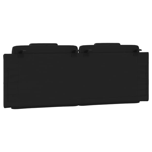 vidaXL gavlpude Viana 140 cm kunstlæder sort