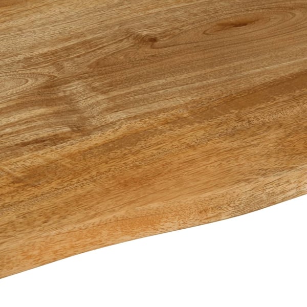 vidaXL Bordplate naturlig kant 80x60x3,8 cm heltre mango