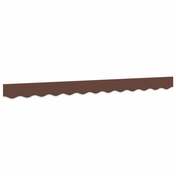 vidaXL Markisvolang brun randig 300 cm