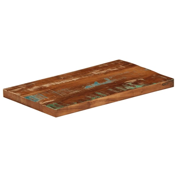 vidaXL Bordplate 40x30x3,8 cm rektangulær gjenvunnet heltre